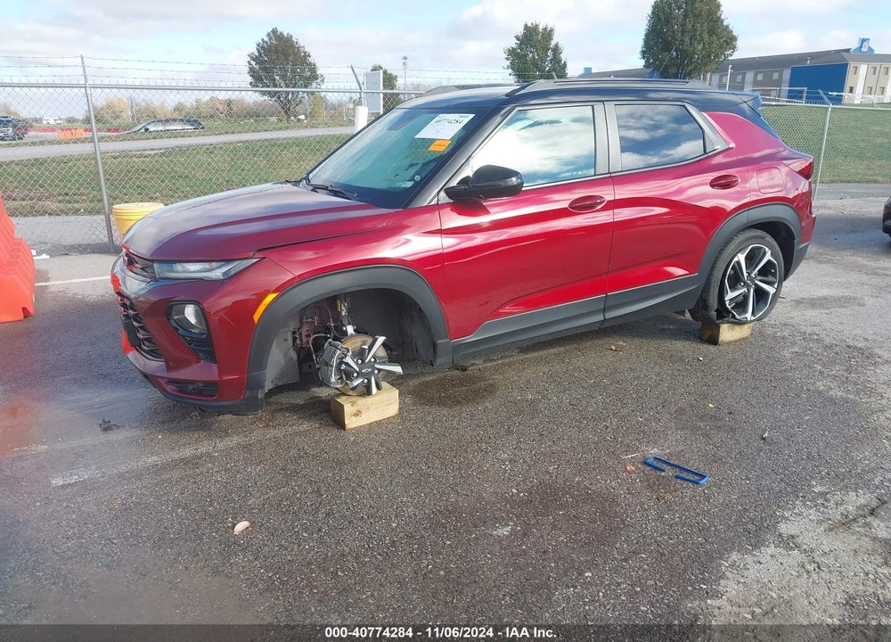 2022 CHEVROLET TRAILBLAZER FWD RS VIN: KL79MTSL6NB041441