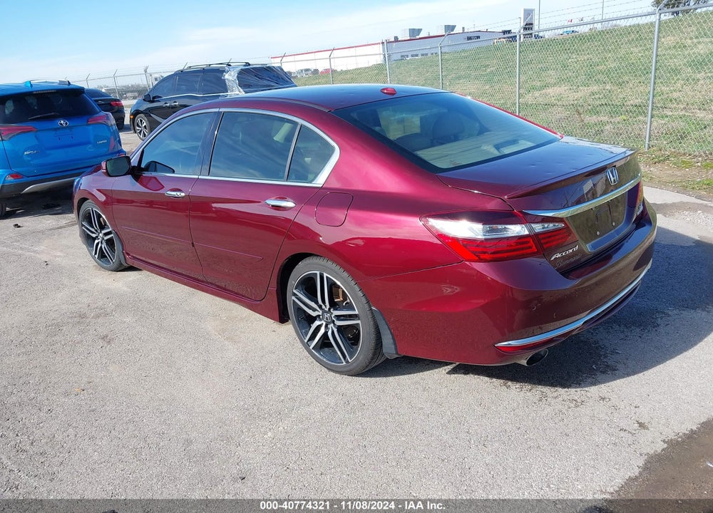 2016 HONDA ACCORD TOURING VIN: 1HGCR3F91GA014800