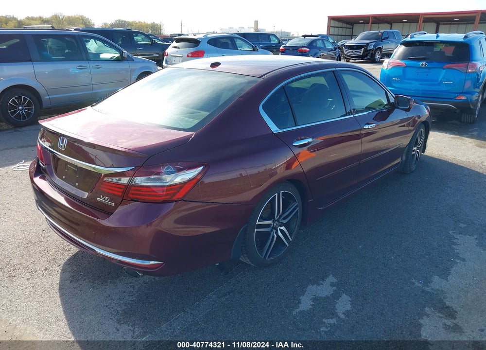 2016 HONDA ACCORD TOURING VIN: 1HGCR3F91GA014800