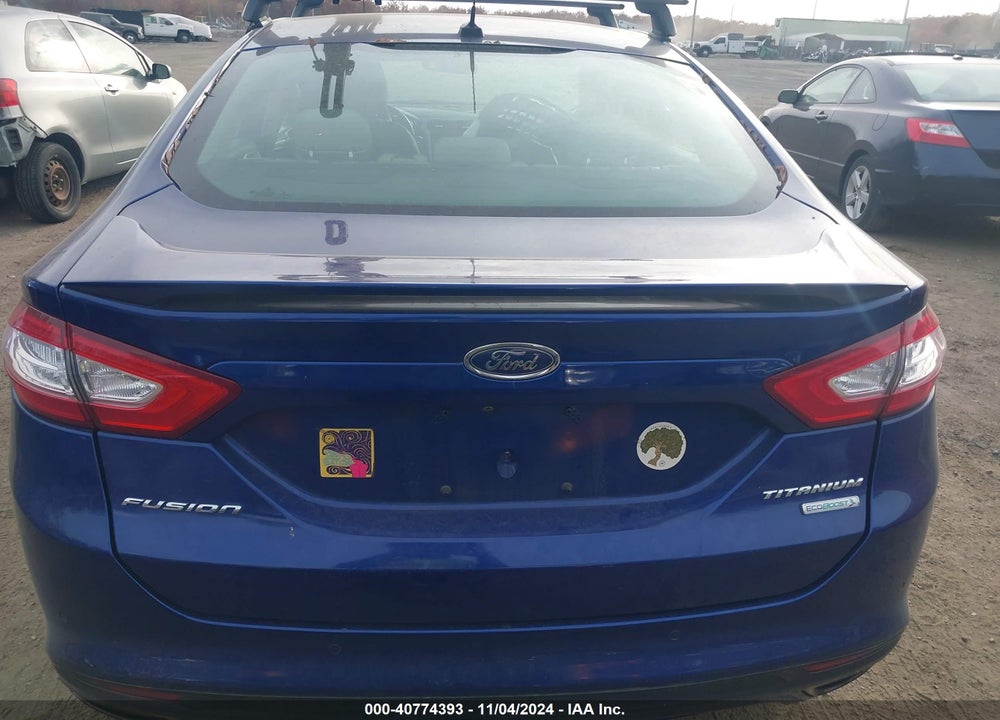 2016 FORD FUSION TITANIUM VIN: 3FA6P0K91GR400165