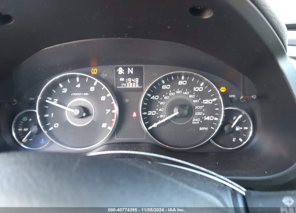 2012 SUBARU LEGACY 2.5I LIMITED VIN: 4S3BMBL61C3038431
