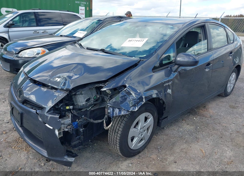 2011 TOYOTA PRIUS TWO VIN: JTDKN3DU9B0260442