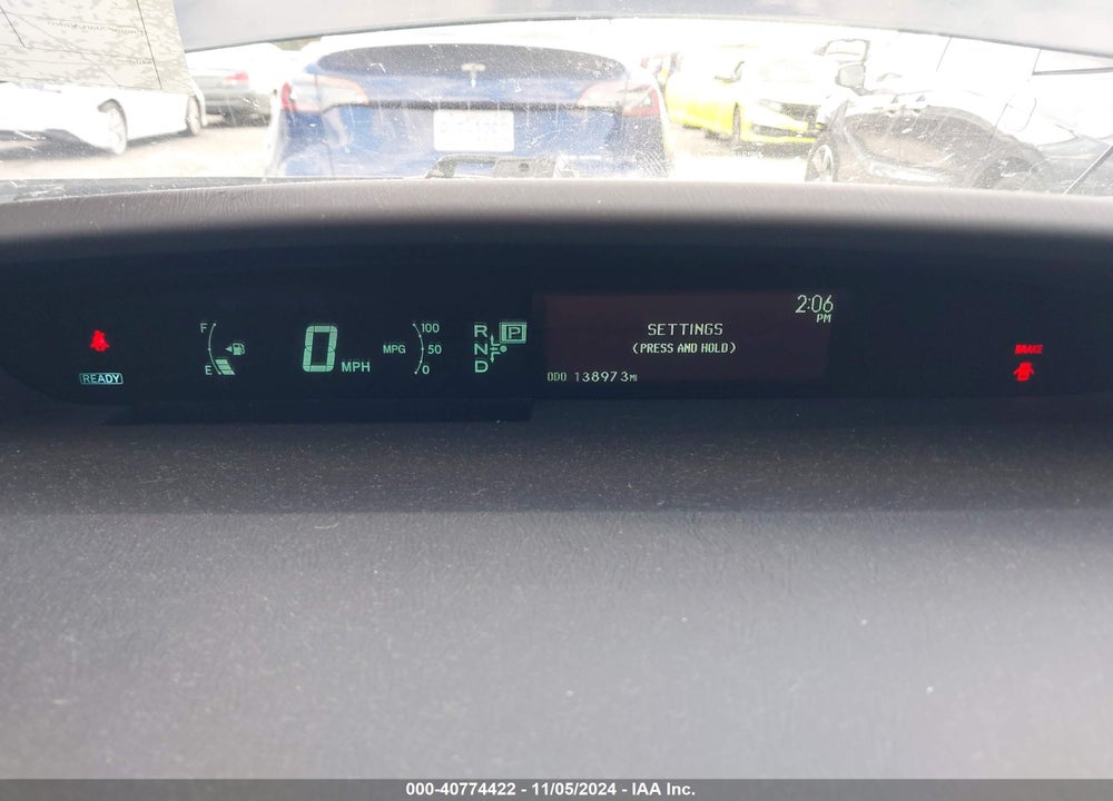2011 TOYOTA PRIUS TWO VIN: JTDKN3DU9B0260442