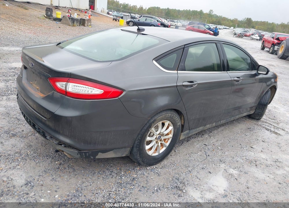 2016 FORD FUSION S VIN: 3FA6P0G72GR109259