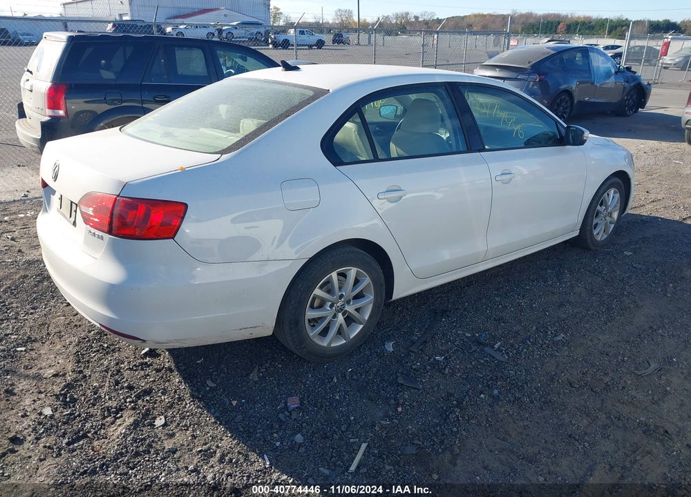 2012 VOLKSWAGEN JETTA 2.5L SE VIN: 3VWBP7AJXCM341375