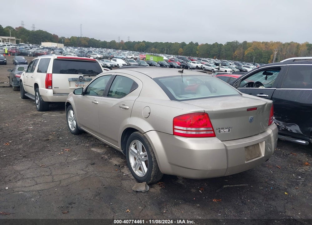 2008 DODGE AVENGER SXT VIN: 1B3LC56K78N222853