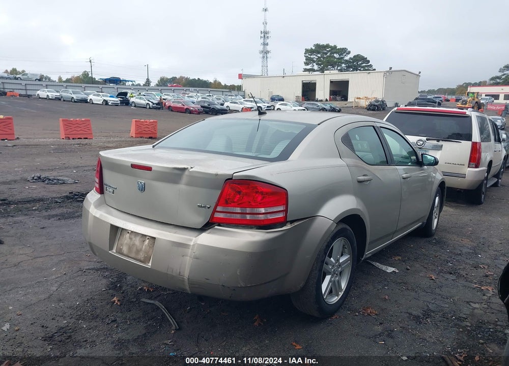 2008 DODGE AVENGER SXT VIN: 1B3LC56K78N222853