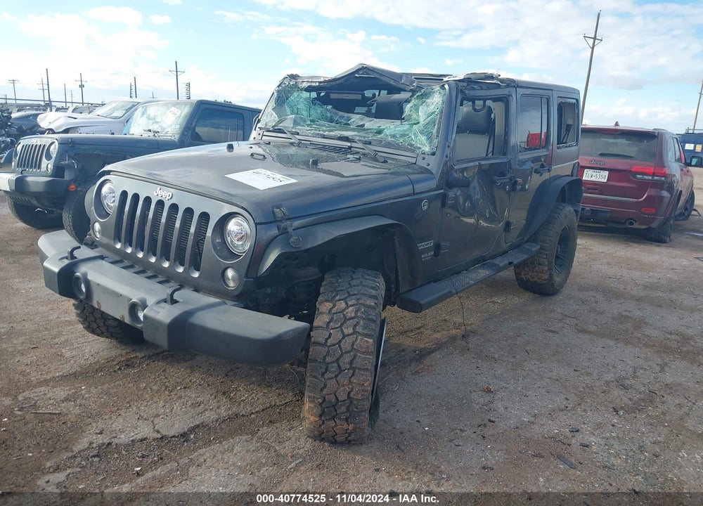 2017 JEEP WRANGLER UNLIMITED SPORT 4X4 VIN: 1C4BJWDG2HL681062