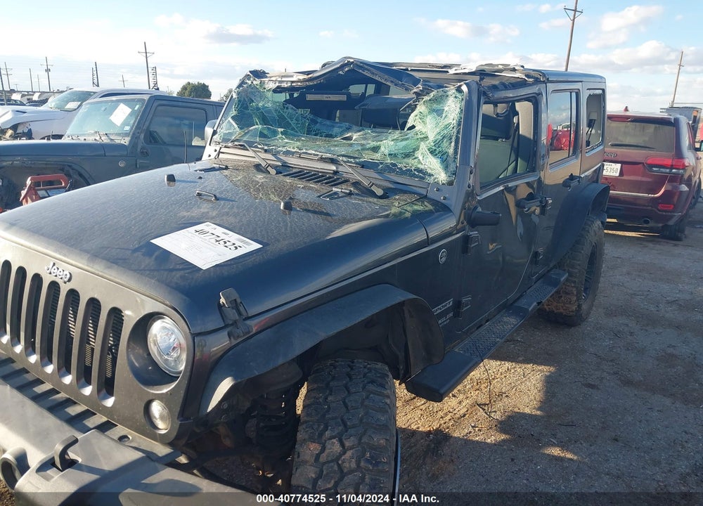 2017 JEEP WRANGLER UNLIMITED SPORT 4X4 VIN: 1C4BJWDG2HL681062