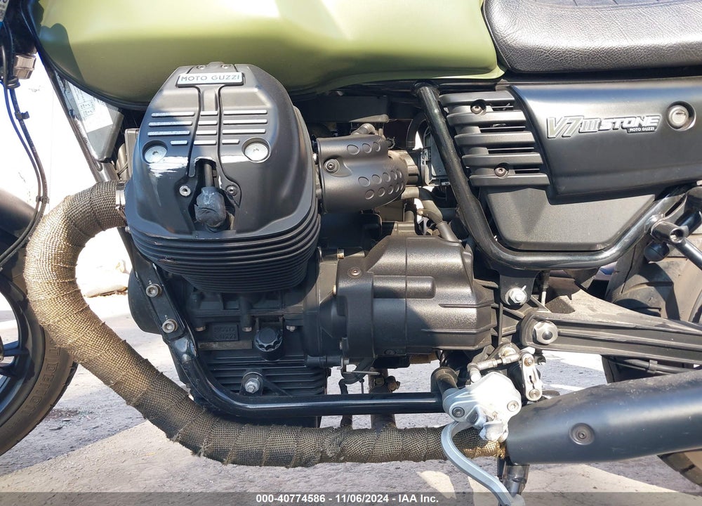 2018 MOTO GUZZI V7 VIN: ZGULDU004JM000700