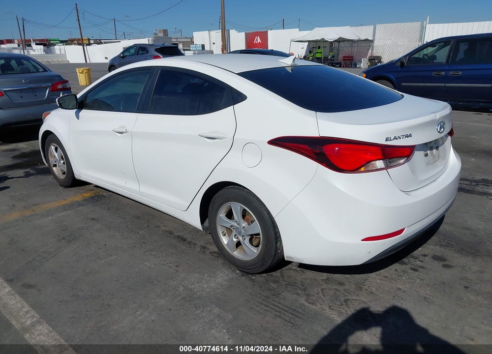 2014 HYUNDAI ELANTRA SE VIN: 5NPDH4AE5EH465251