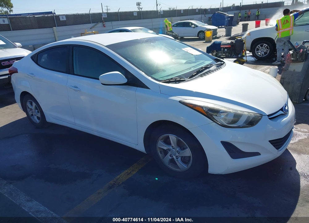 2014 HYUNDAI ELANTRA SE VIN: 5NPDH4AE5EH465251