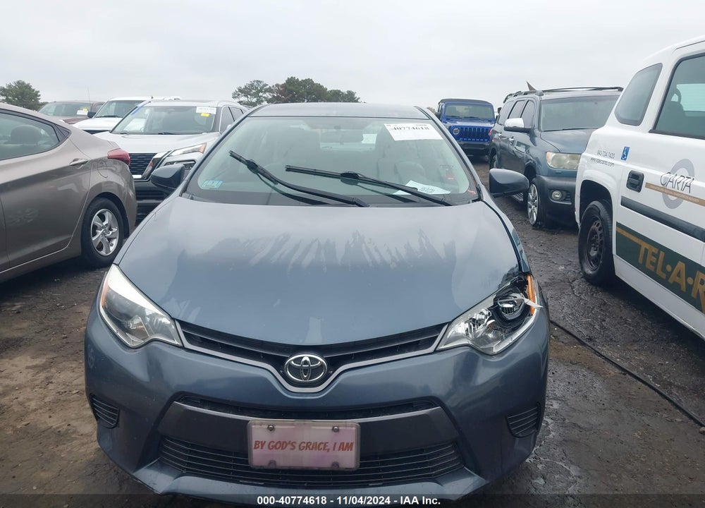 2015 TOYOTA COROLLA LE VIN: 2T1BURHE6FC435377
