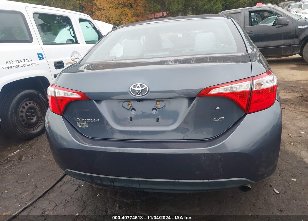 2015 TOYOTA COROLLA LE VIN: 2T1BURHE6FC435377
