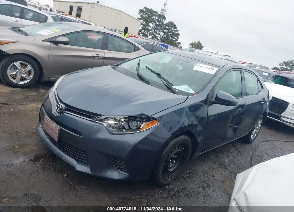 2015 TOYOTA COROLLA LE VIN: 2T1BURHE6FC435377