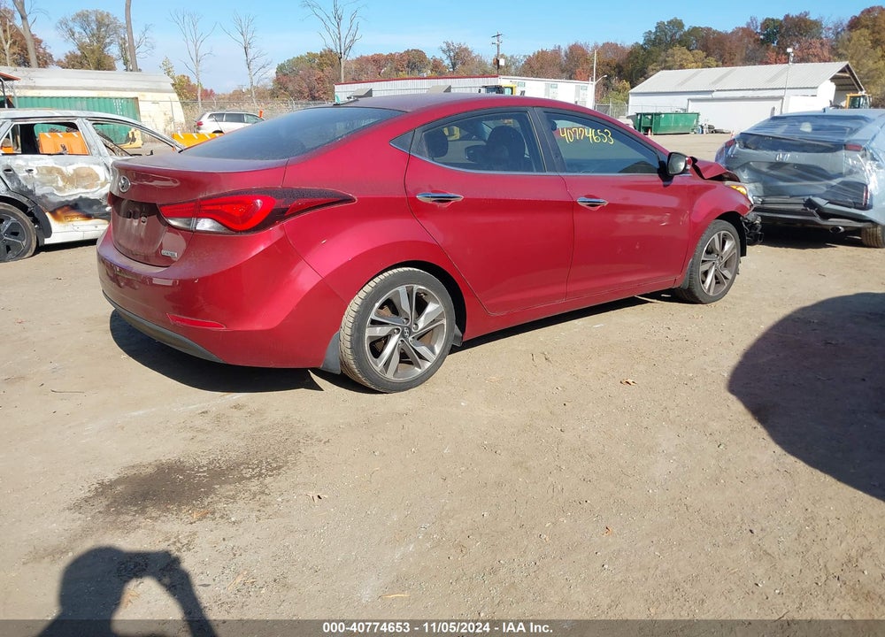 2015 HYUNDAI ELANTRA LIMITED VIN: 5NPDH4AE6FH552691