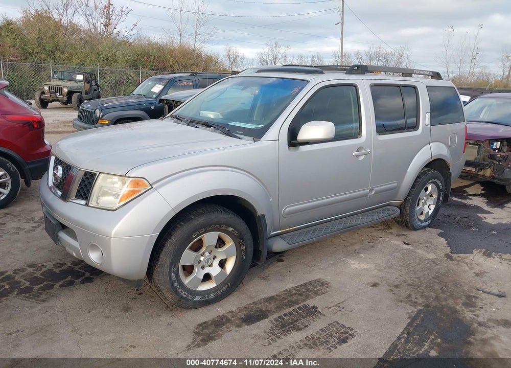 2006 NISSAN PATHFINDER SE VIN: 5N1AR18W56C655153