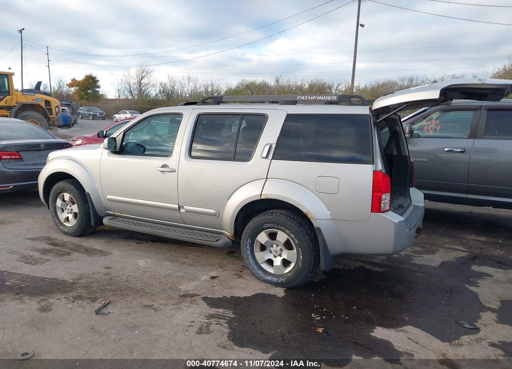 2006 NISSAN PATHFINDER SE VIN: 5N1AR18W56C655153