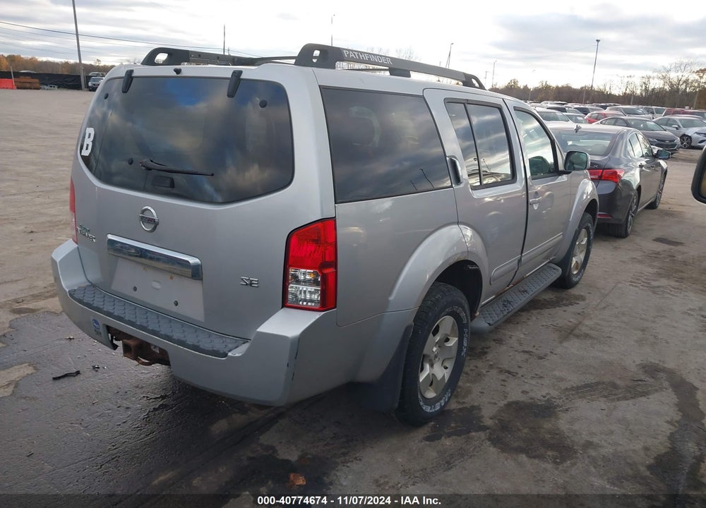 2006 NISSAN PATHFINDER SE VIN: 5N1AR18W56C655153