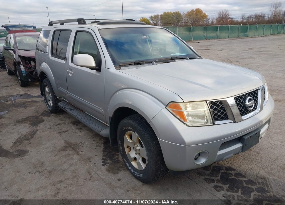 2006 NISSAN PATHFINDER SE VIN: 5N1AR18W56C655153