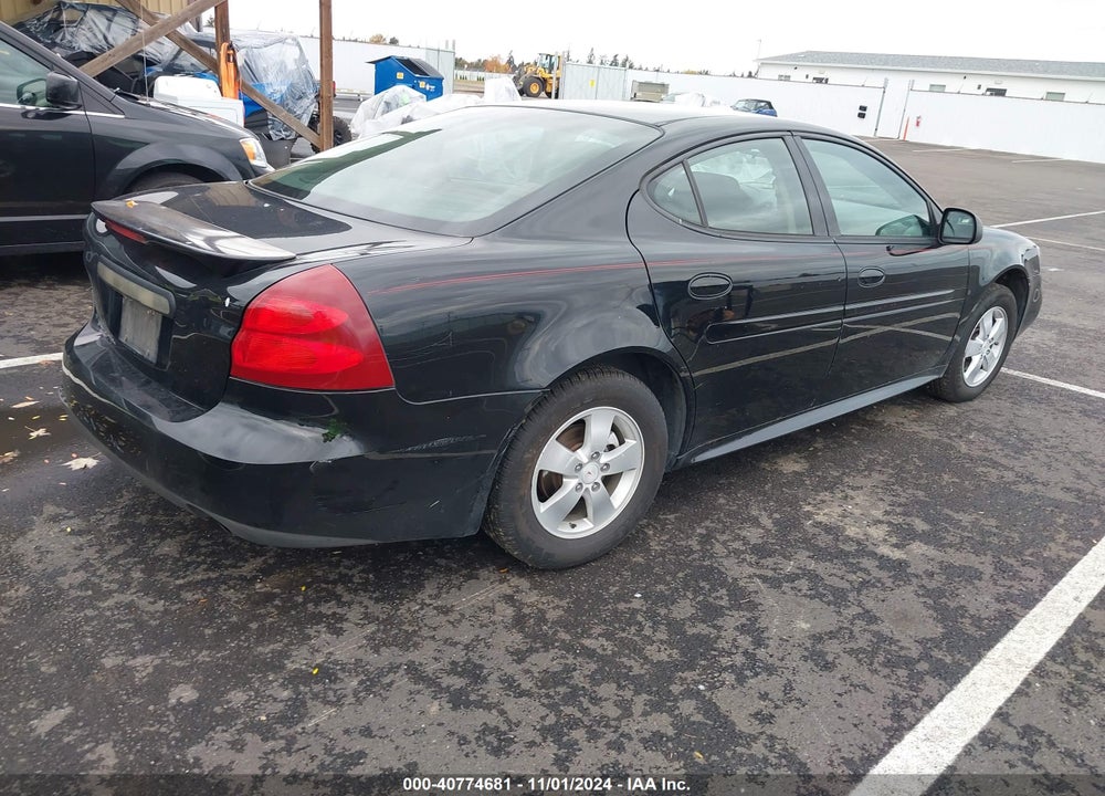 2008 PONTIAC GRAND PRIX VIN: 2G2WP552X81135150