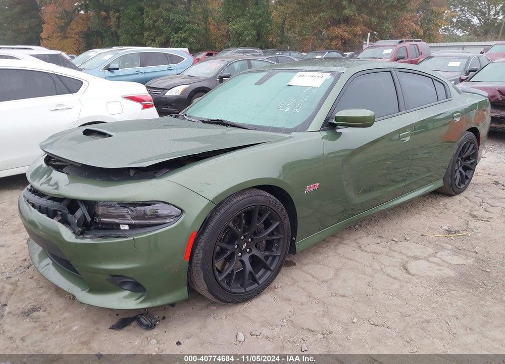 2019 DODGE CHARGER SCAT PACK RWD VIN: 2C3CDXGJ4KH678357