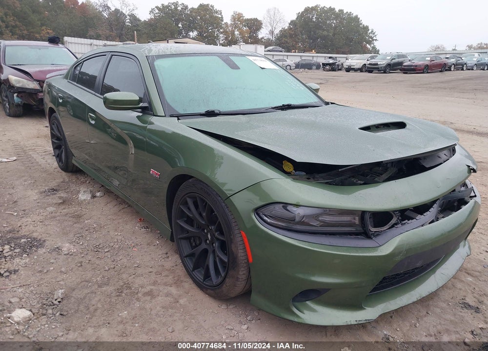 2019 DODGE CHARGER SCAT PACK RWD VIN: 2C3CDXGJ4KH678357
