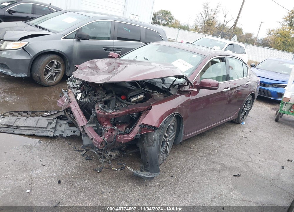 2016 HONDA ACCORD TOURING VIN: 1HGCR3F90GA035153