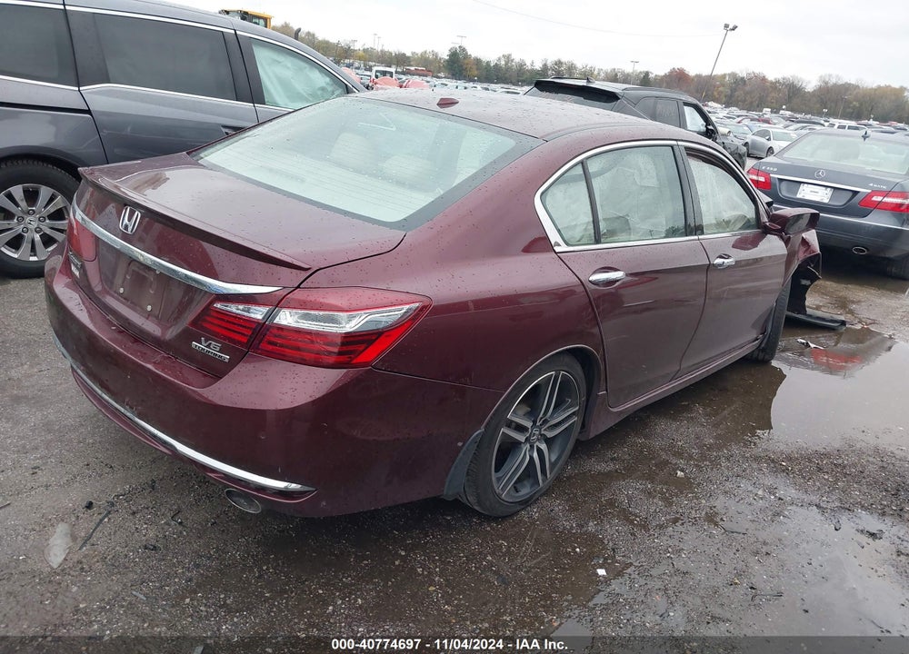 2016 HONDA ACCORD TOURING VIN: 1HGCR3F90GA035153