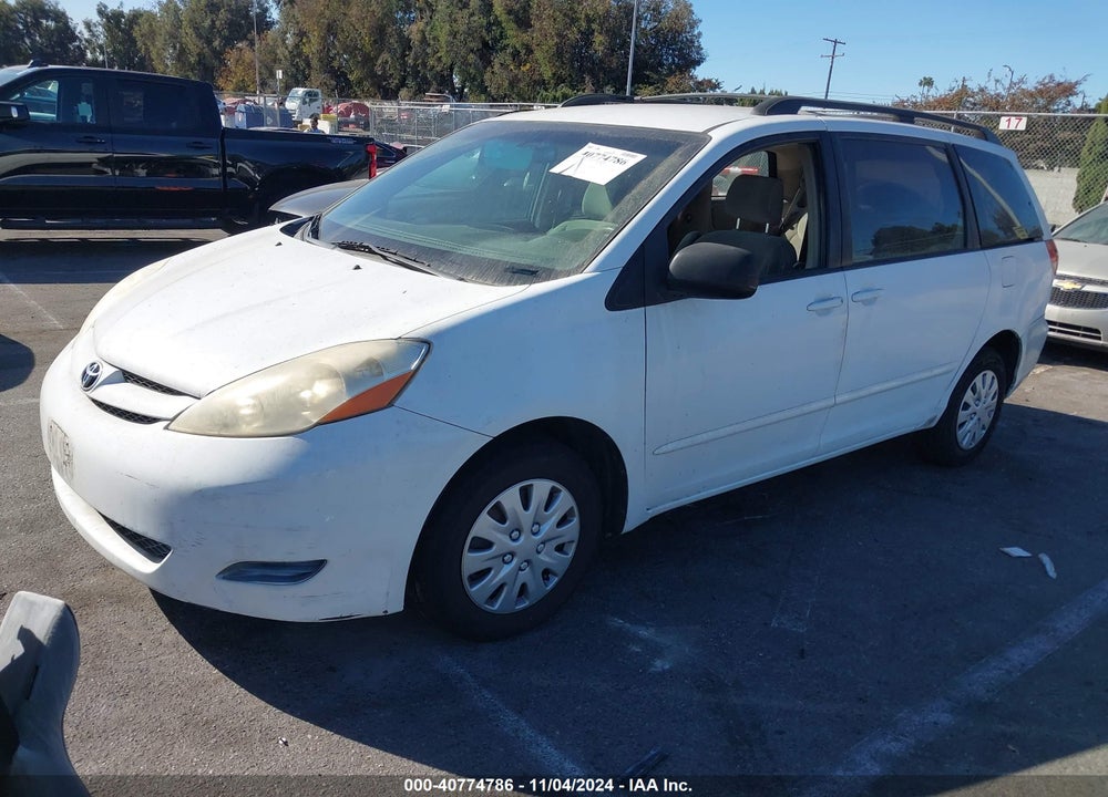 2009 TOYOTA SIENNA CE VIN: 5TDZK23C69S259282