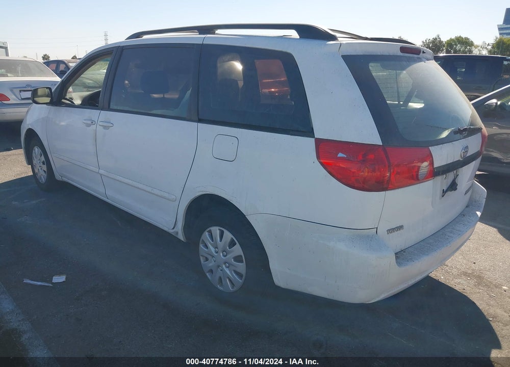 2009 TOYOTA SIENNA CE VIN: 5TDZK23C69S259282