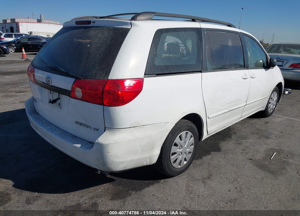 2009 TOYOTA SIENNA CE VIN: 5TDZK23C69S259282