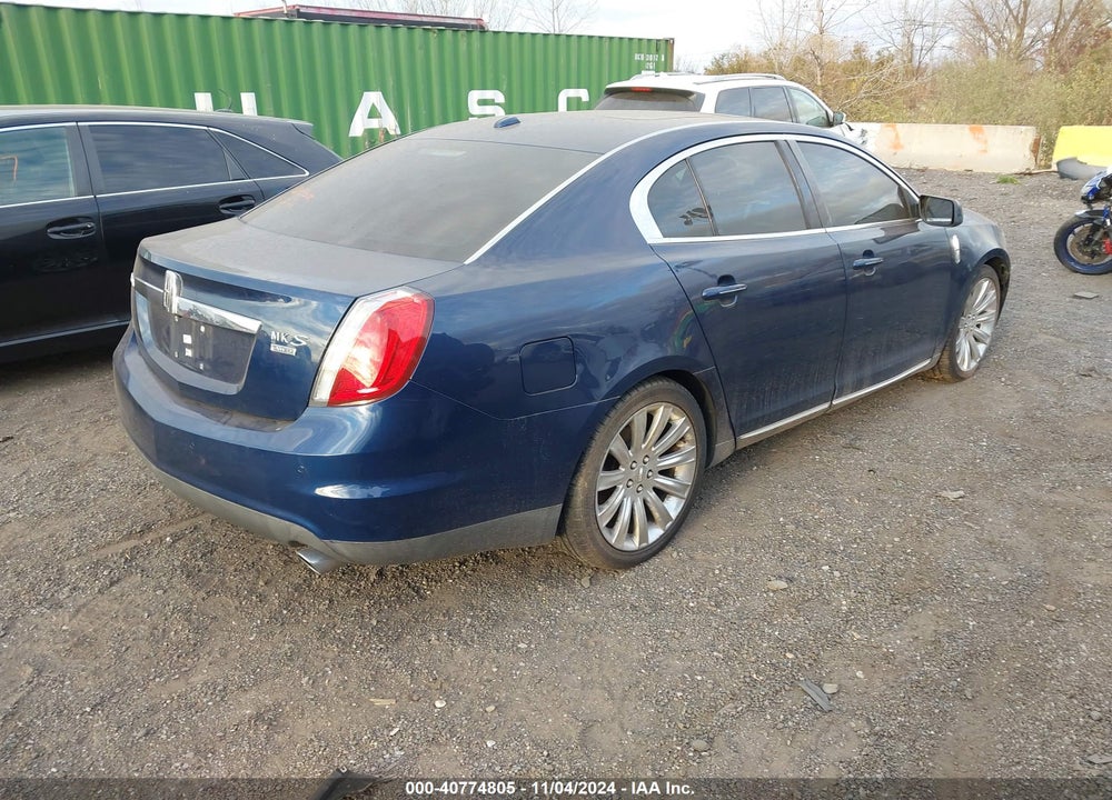 2012 LINCOLN MKS VIN: 1LNHL9ER7CG805491