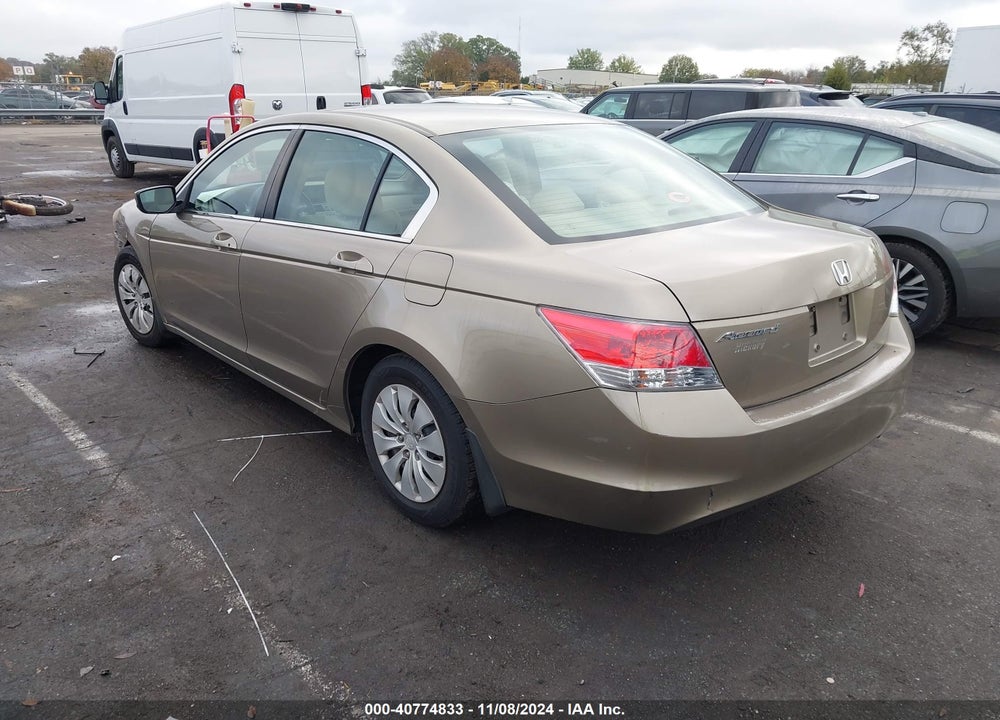 2010 HONDA ACCORD 2.4 LX VIN: 1HGCP2F30AA077552