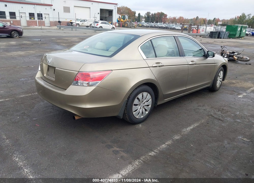 2010 HONDA ACCORD 2.4 LX VIN: 1HGCP2F30AA077552