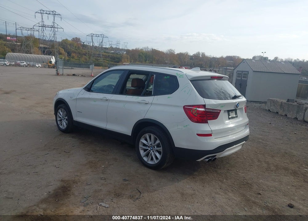 2016 BMW X3 XDRIVE28I VIN: 5UXWX9C54G0D84393