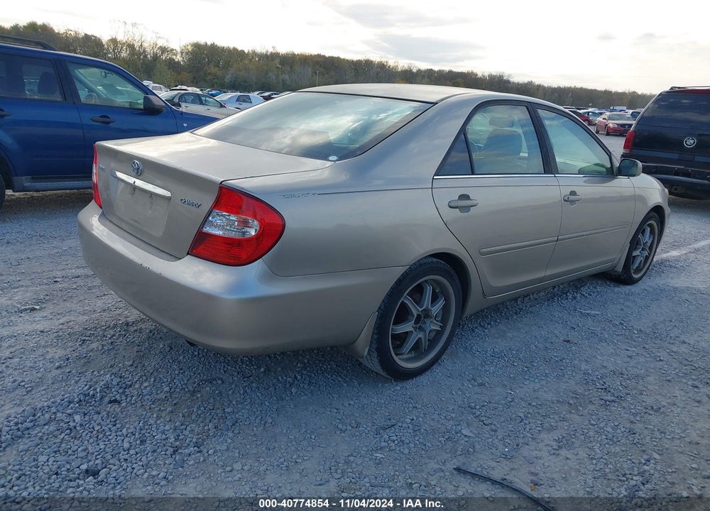 2002 TOYOTA CAMRY XLE V6 VIN: 4T1BF30K62U535996