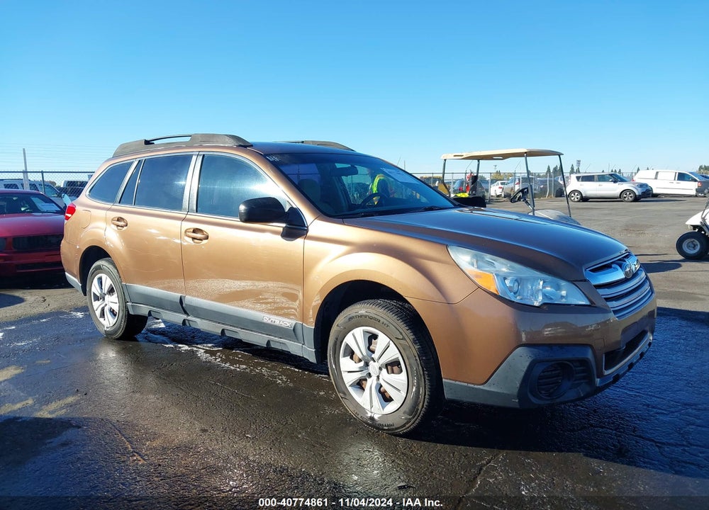 2013 SUBARU OUTBACK 2.5I VIN: 4S4BRBAC7D3227544