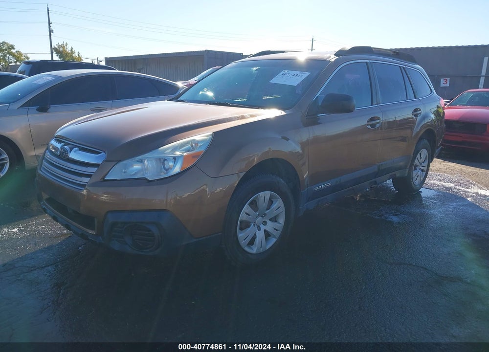 2013 SUBARU OUTBACK 2.5I VIN: 4S4BRBAC7D3227544