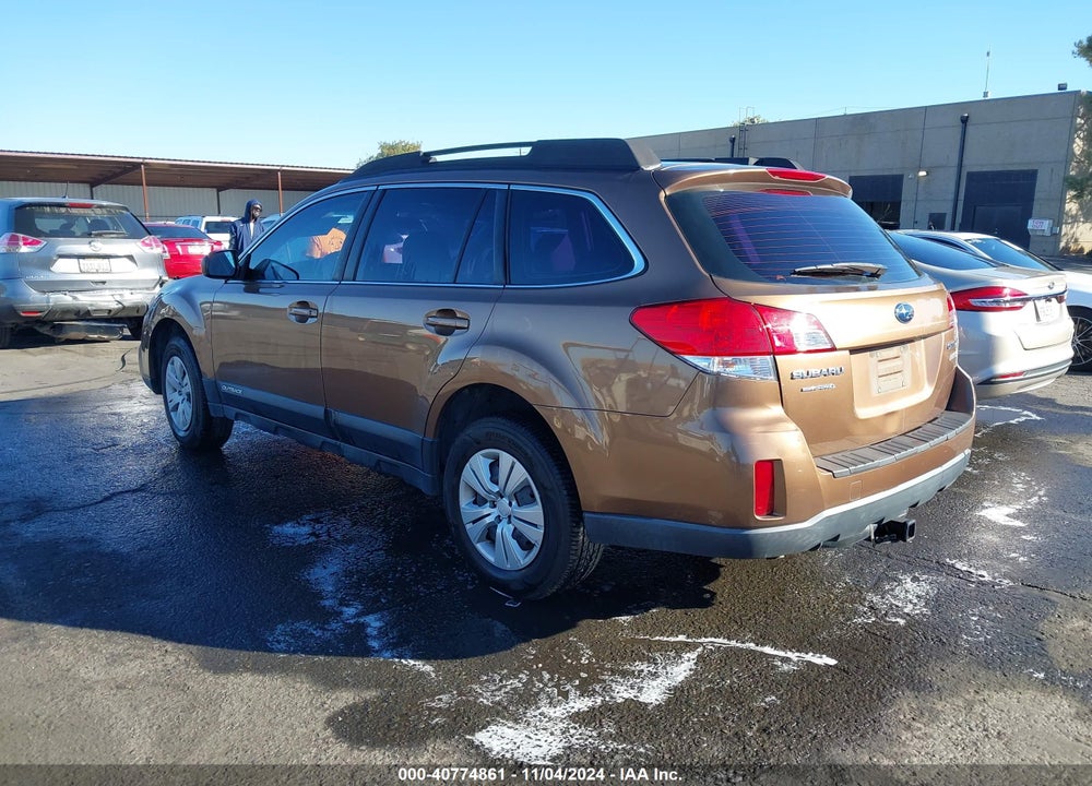 2013 SUBARU OUTBACK 2.5I VIN: 4S4BRBAC7D3227544