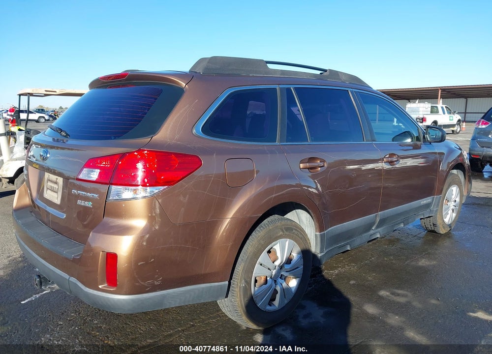 2013 SUBARU OUTBACK 2.5I VIN: 4S4BRBAC7D3227544