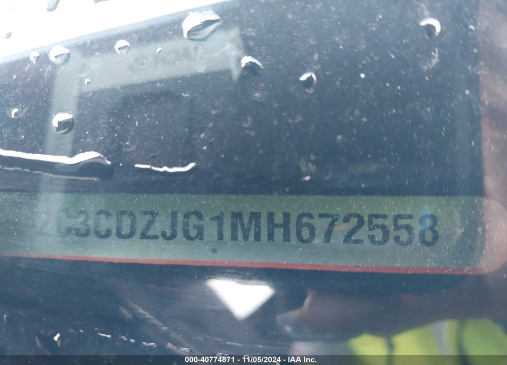 2021 DODGE CHALLENGER GT VIN: 2C3CDZJG1MH672558