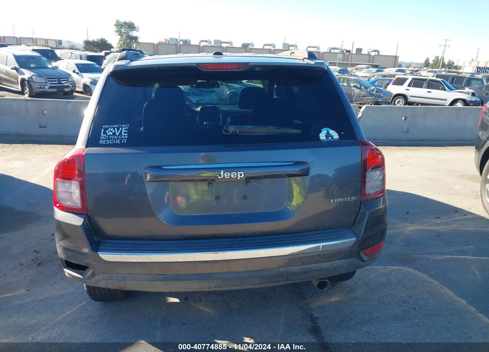 2014 JEEP COMPASS LIMITED VIN: 1C4NJCCB9ED877023