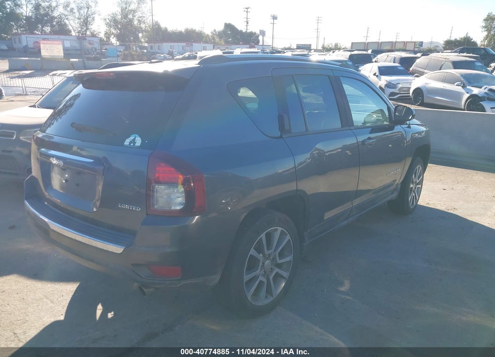 2014 JEEP COMPASS LIMITED VIN: 1C4NJCCB9ED877023