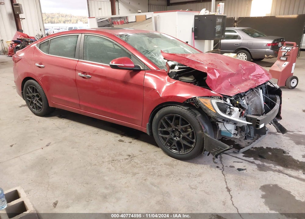 2017 HYUNDAI ELANTRA LIMITED VIN: 5NPD84LF4HH129116