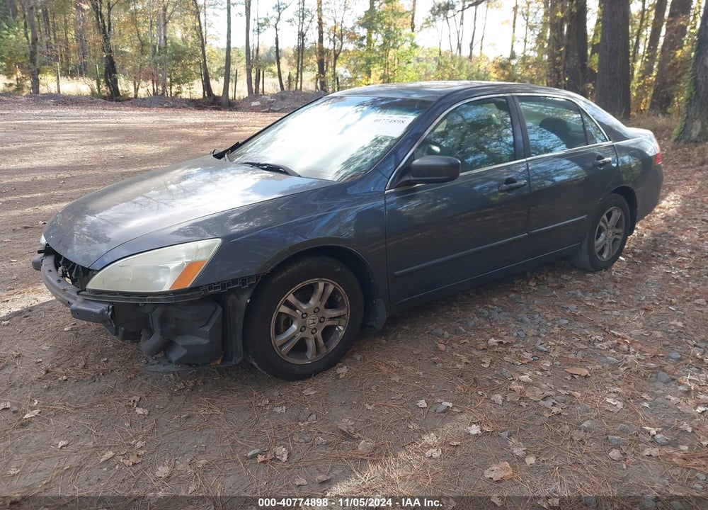 2007 HONDA ACCORD 2.4 EX VIN: 1HGCM56867A012137