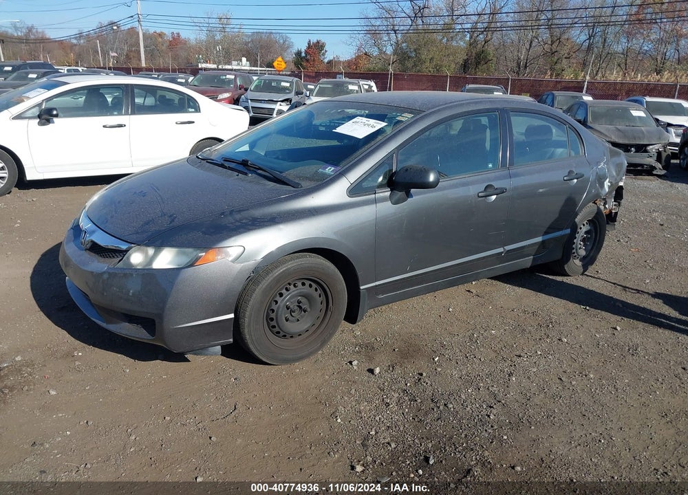 2010 HONDA CIVIC VP VIN: 2HGFA1F38AH562032