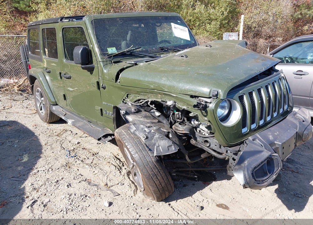 2023 JEEP WRANGLER 4-DOOR SAHARA 4X4 VIN: 1C4HJXEG5PW601944