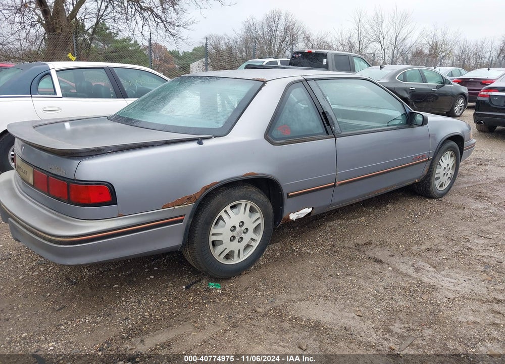 1991 CHEVROLET LUMINA EURO VIN: 2G1WN14T0M9203562