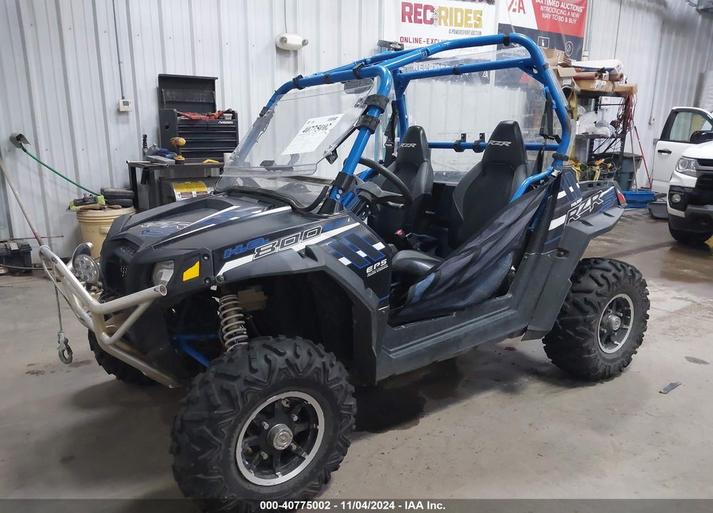 2014 POLARIS RZR 800 S VIN: 4XAVE7EA9EB179496